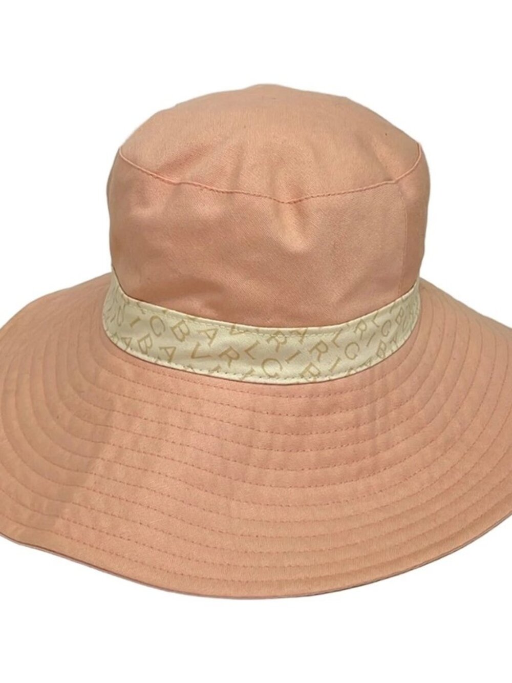 BVLGARI Pink Cream Beige Cotton Hat